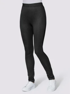 Thermoleggings In Black Denim