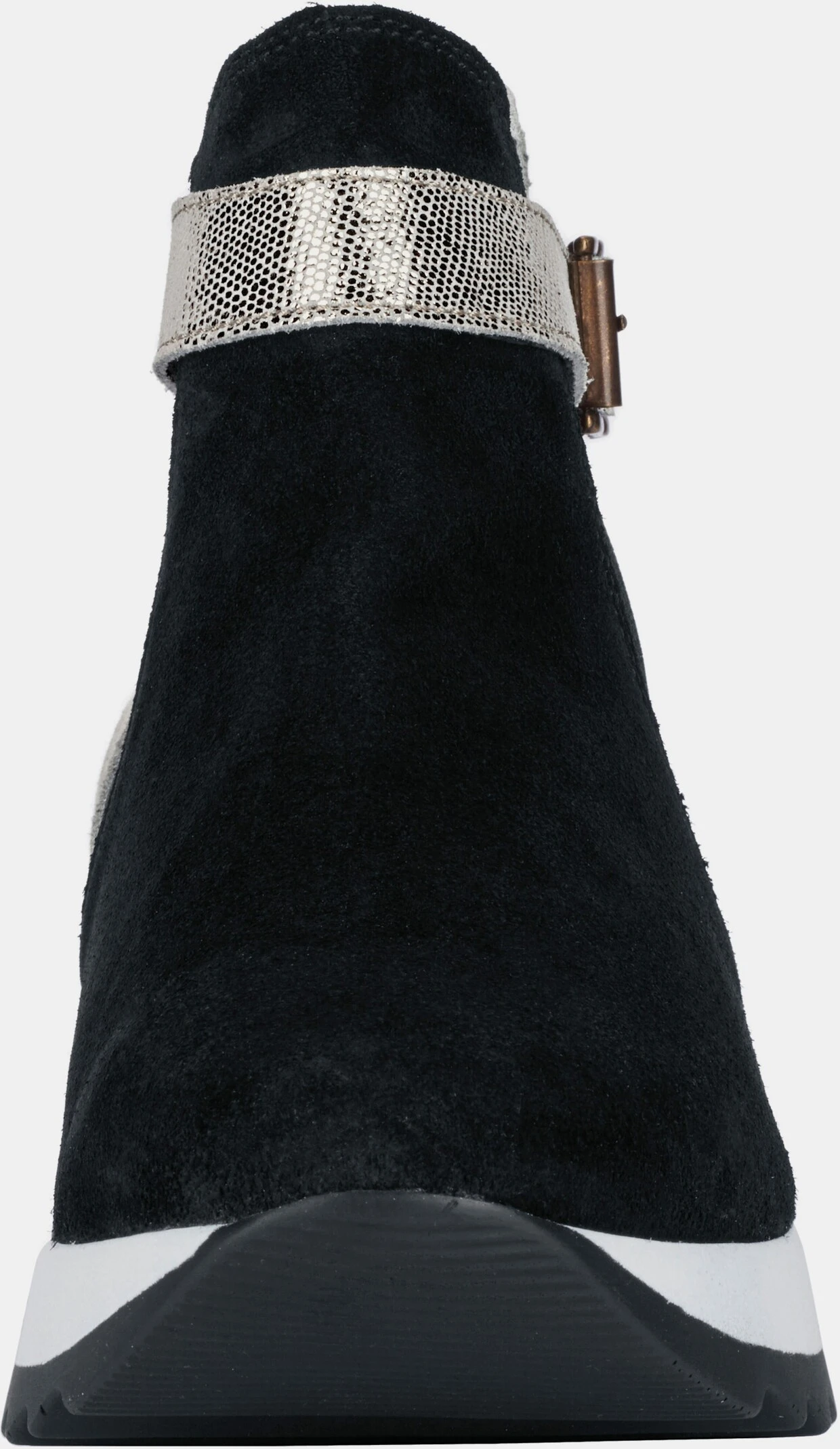 Heine Stiefelette In Schwarz-champagner – Bild 2