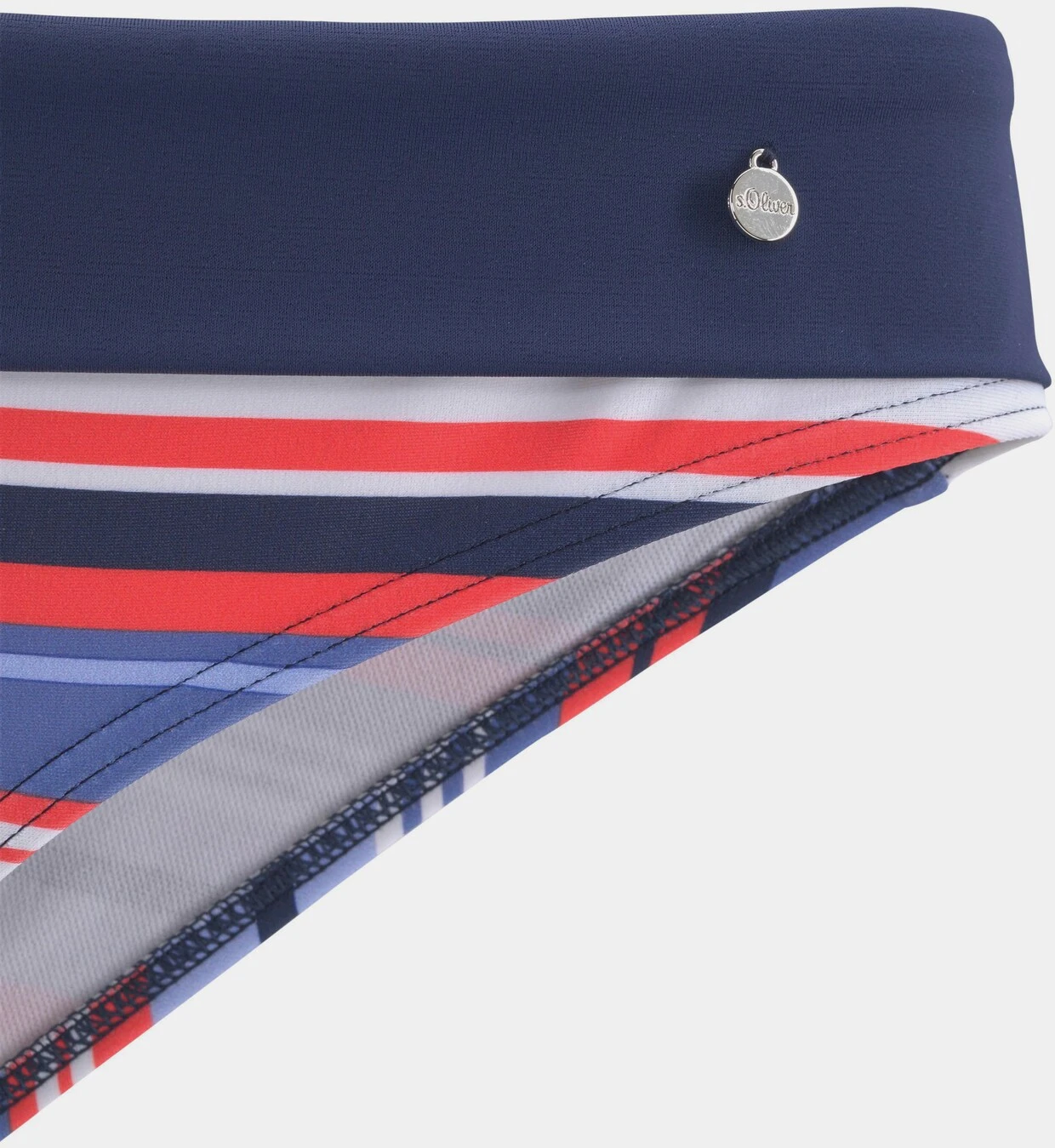S.Oliver Bügel-Bikini In Blau-rot-gestreift – Bild 3