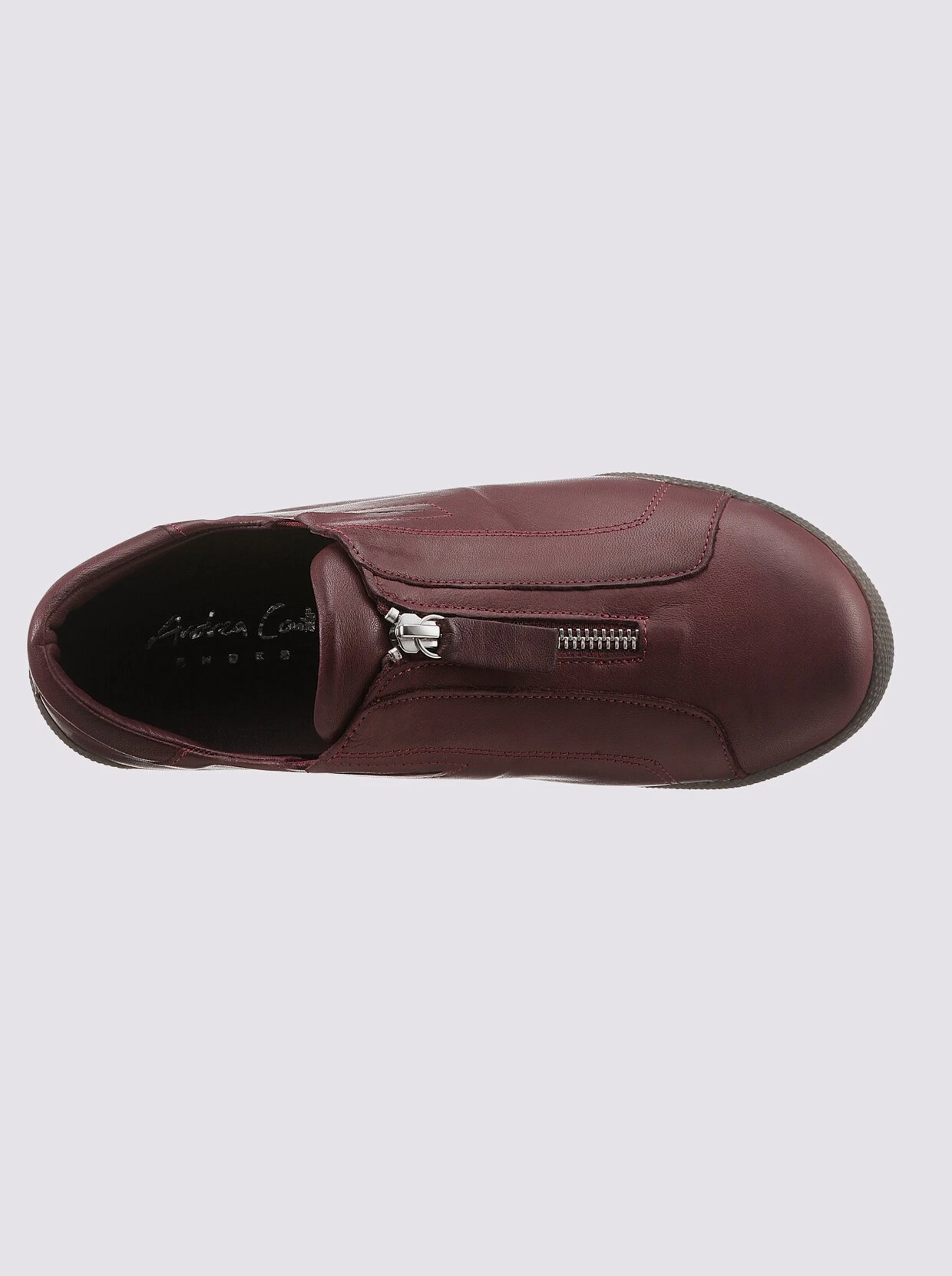 Andrea Conti Slipper In Burgund – Bild 5