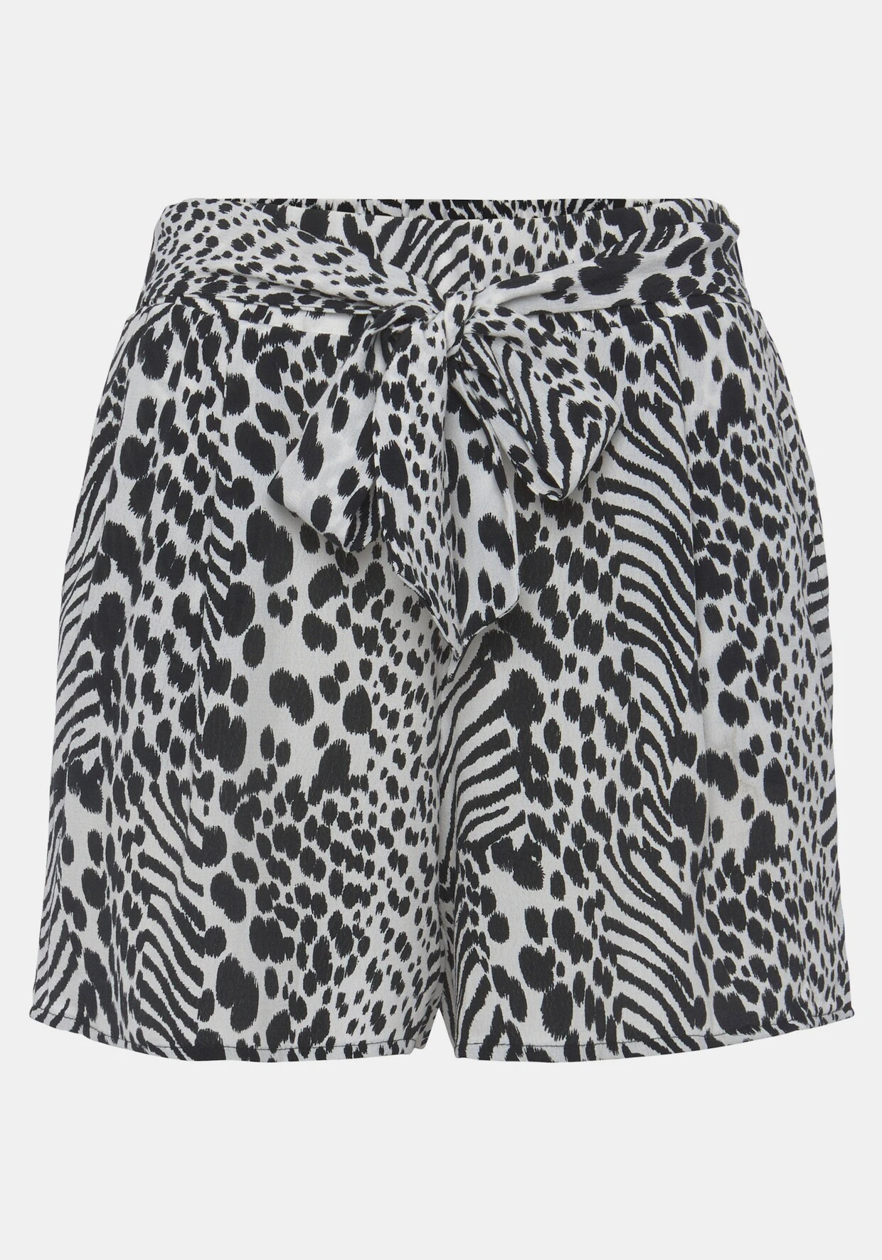 Vivance Webshorts In Creme-schwarz Bedruckt – Bild 4