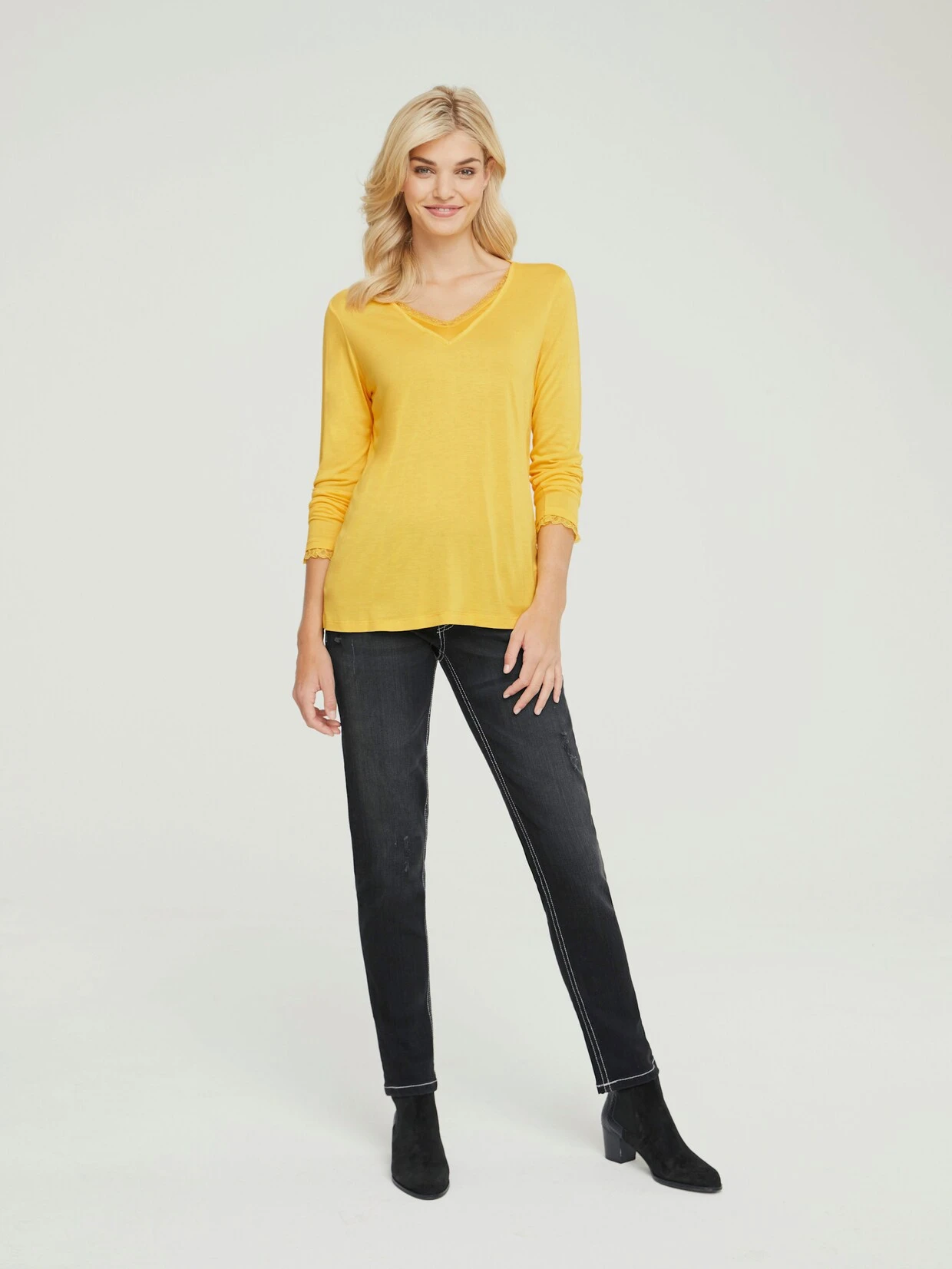 Heine Jeans In Black Denim – Bild 4