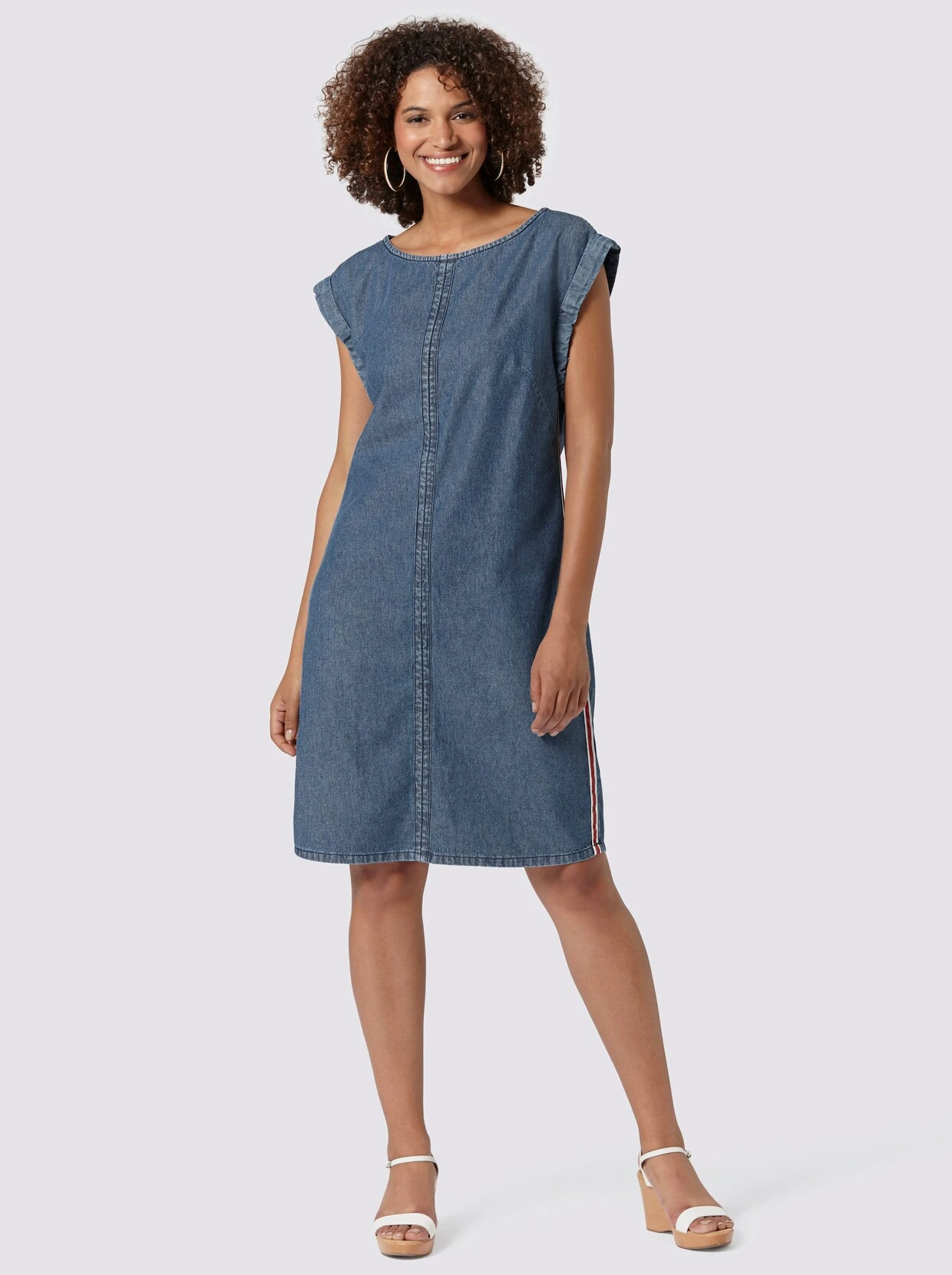 Jeanskleid In Blue-stone-washed – Bild 2