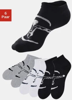 Chiemsee Sneakersocken In Schwarz, Weiß, Grau