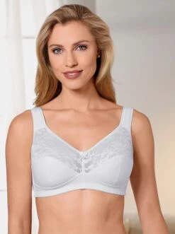 Susa Entlastungs-BH Ohne Bügel In Weiß + Schwarz