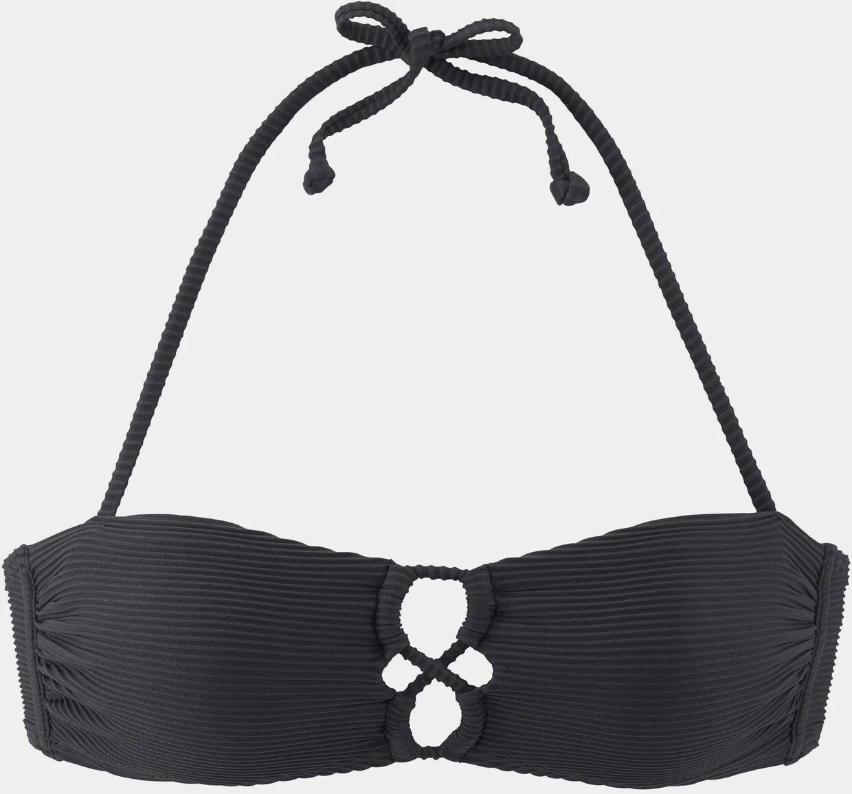 Sunseeker Bandeau-Bikini-Top In Schwarz – Bild 4