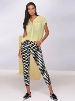 Heine Oversized Bluse In Pastellgelb