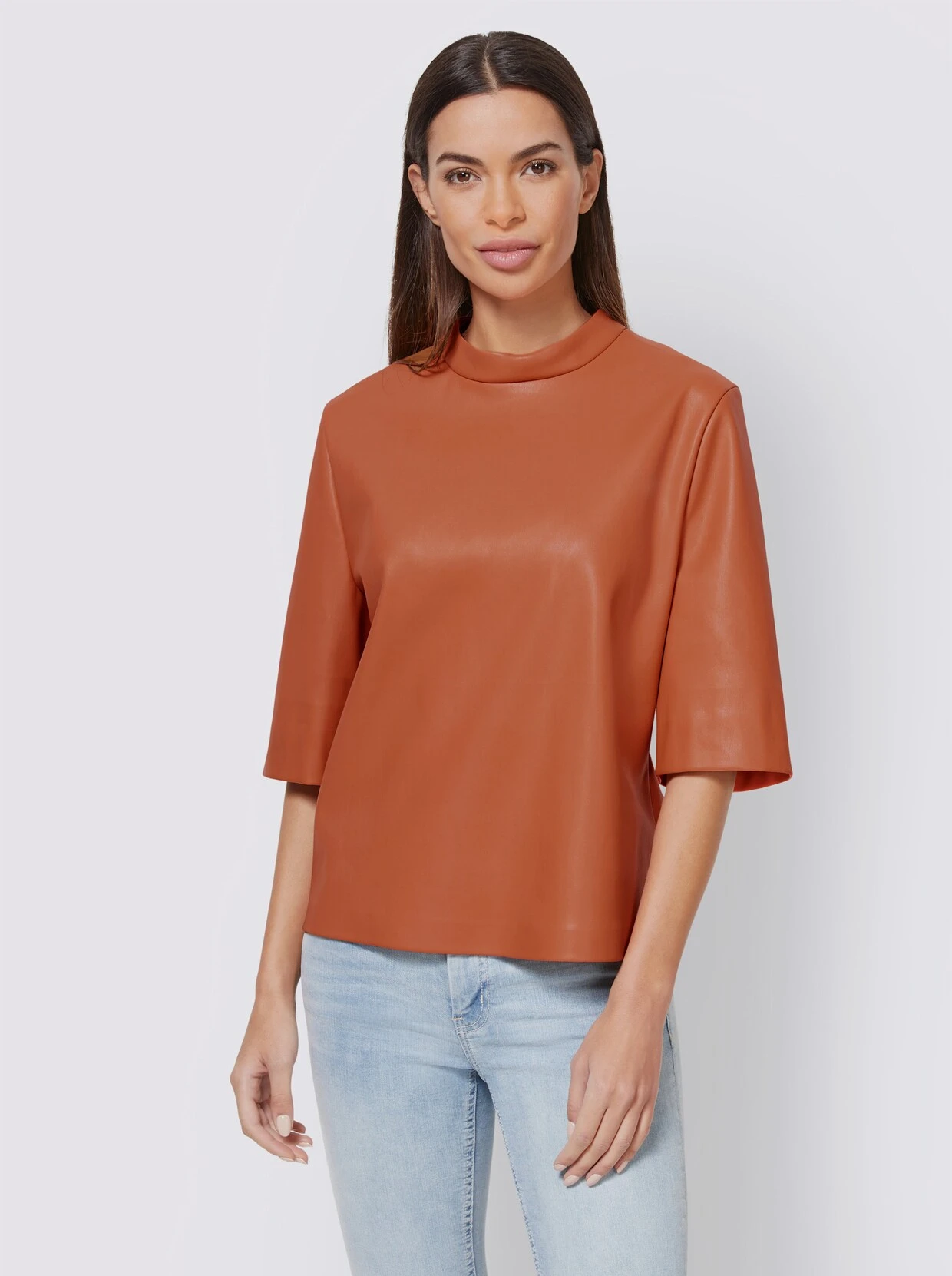 Heine Bluse In Papaya – Bild 2