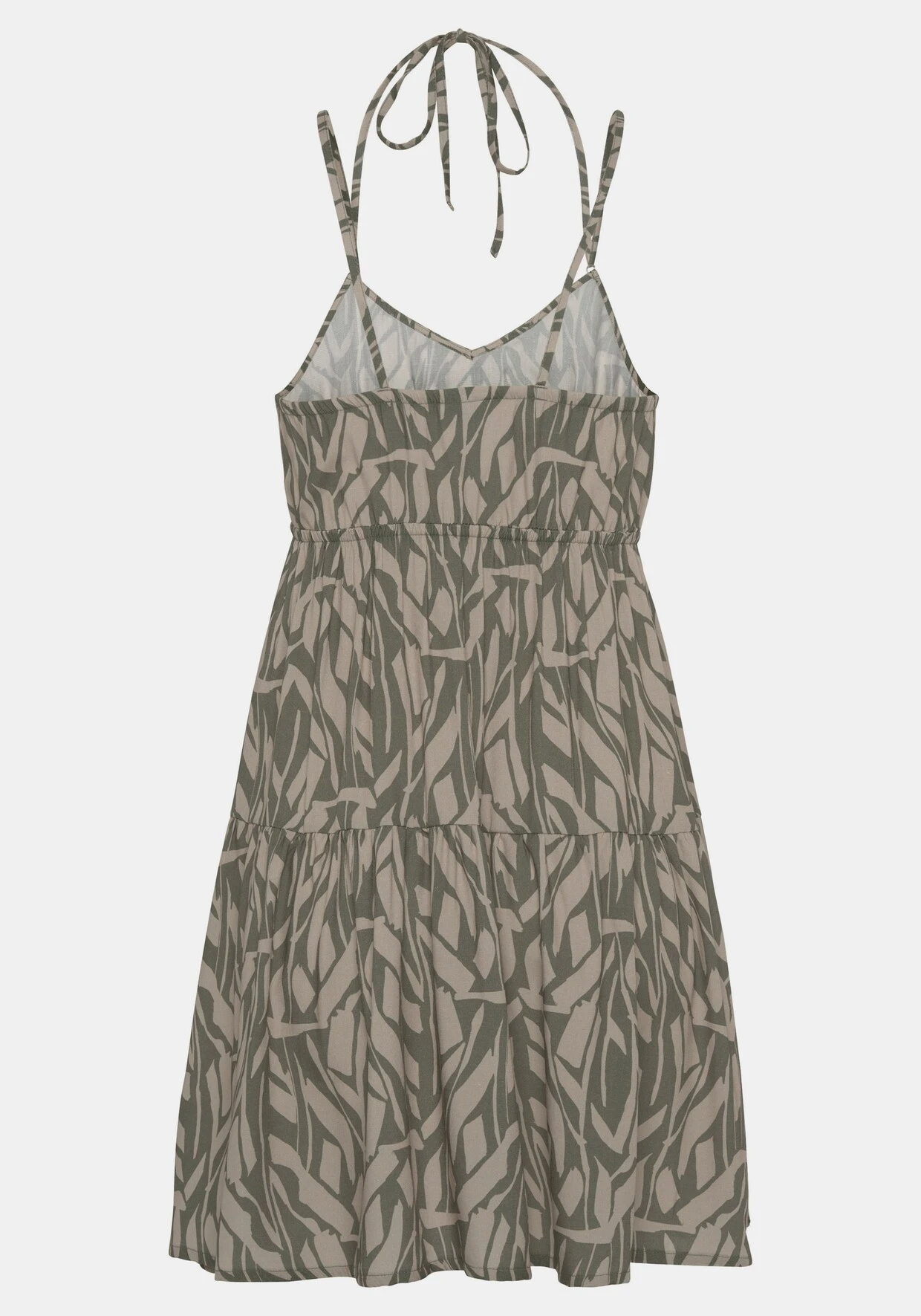 Buffalo Jerseykleid In Khaki-sand Bedruckt – Bild 4