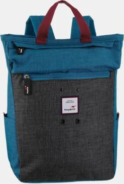 KangaROOS Cityrucksack In Petrol-grau