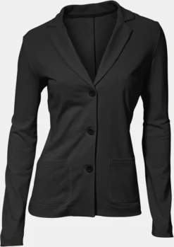 Heine Jersey-Blazer In Schwarz