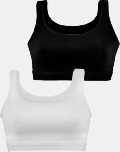 Petite Fleur Bustier In Weiß, Schwarz