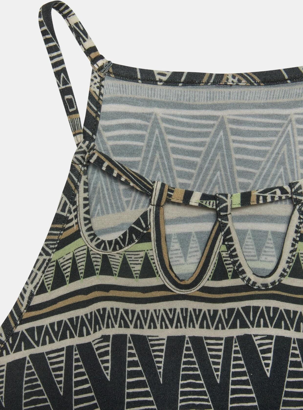 Beachtime Jerseykleid In Schwarz-grün-bedruckt – Bild 5