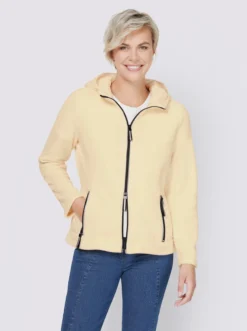 Heine Fleece-Jacke In Champagner