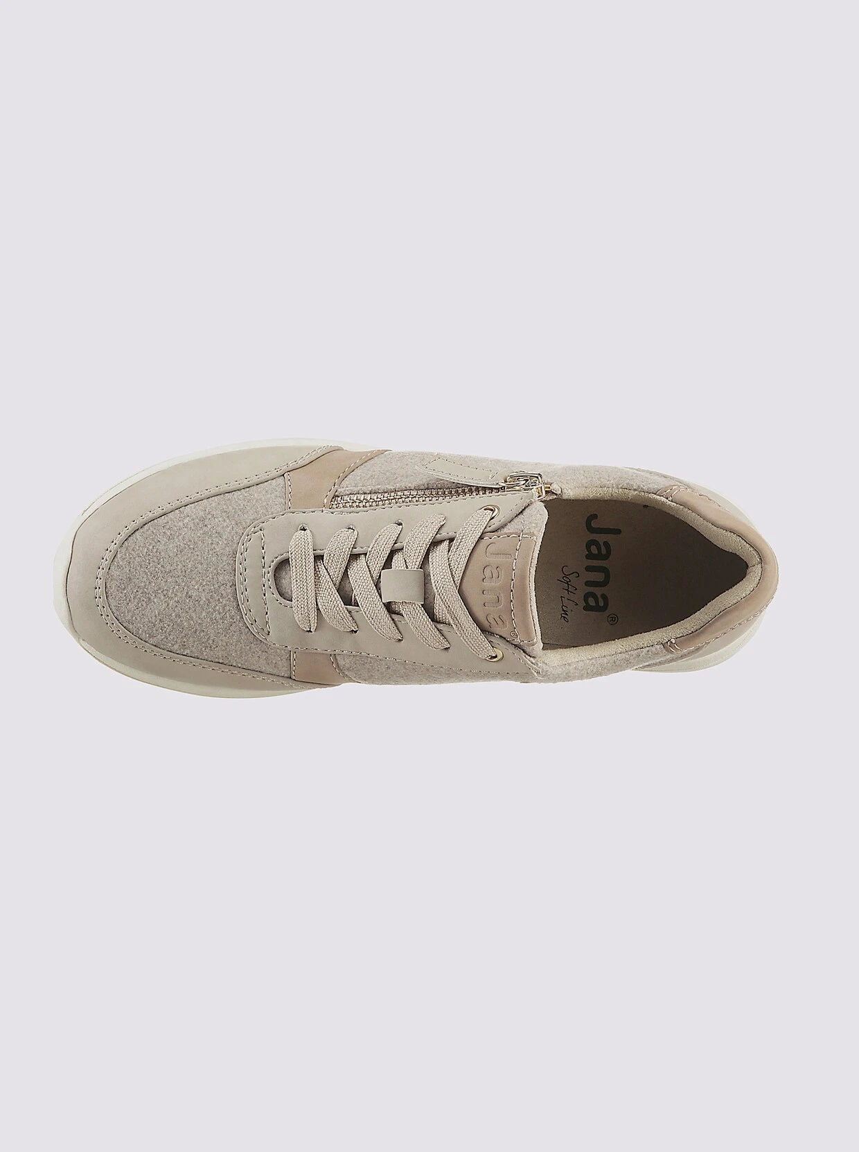 Jana Sneaker In Beige – Bild 2