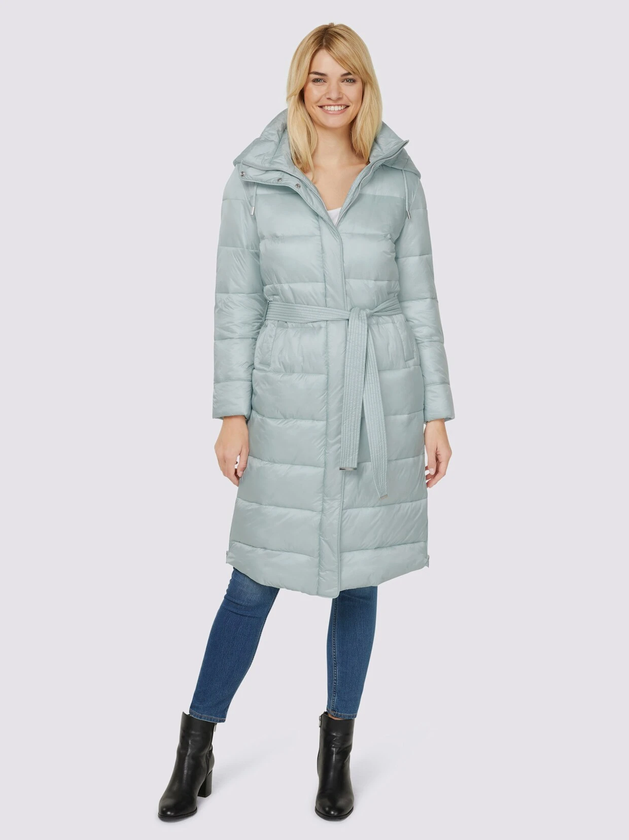 Heine Steppmantel In Kalkmint – Bild 2