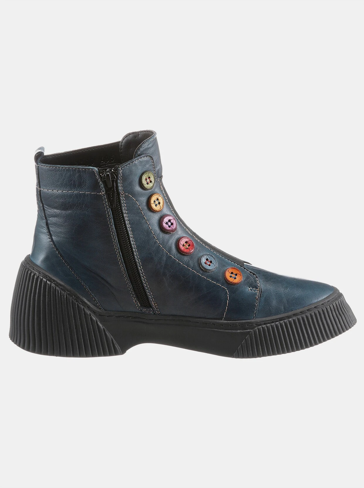 Gemini Stiefelette In Jeansblau – Bild 3