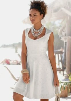 Beachtime Sommerkleid In Weiß