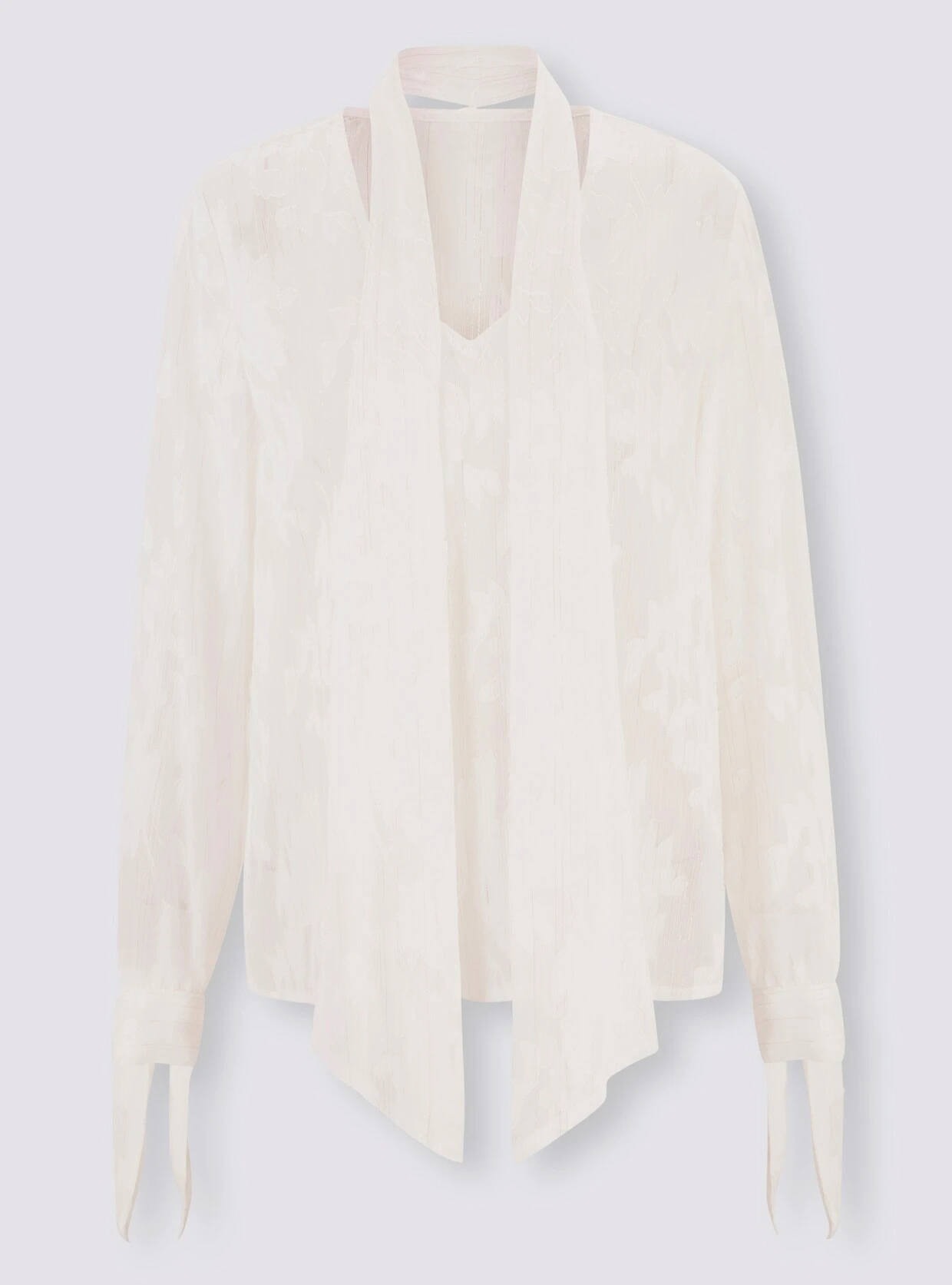 Heine Bluse In Ecru-gemustert – Bild 4