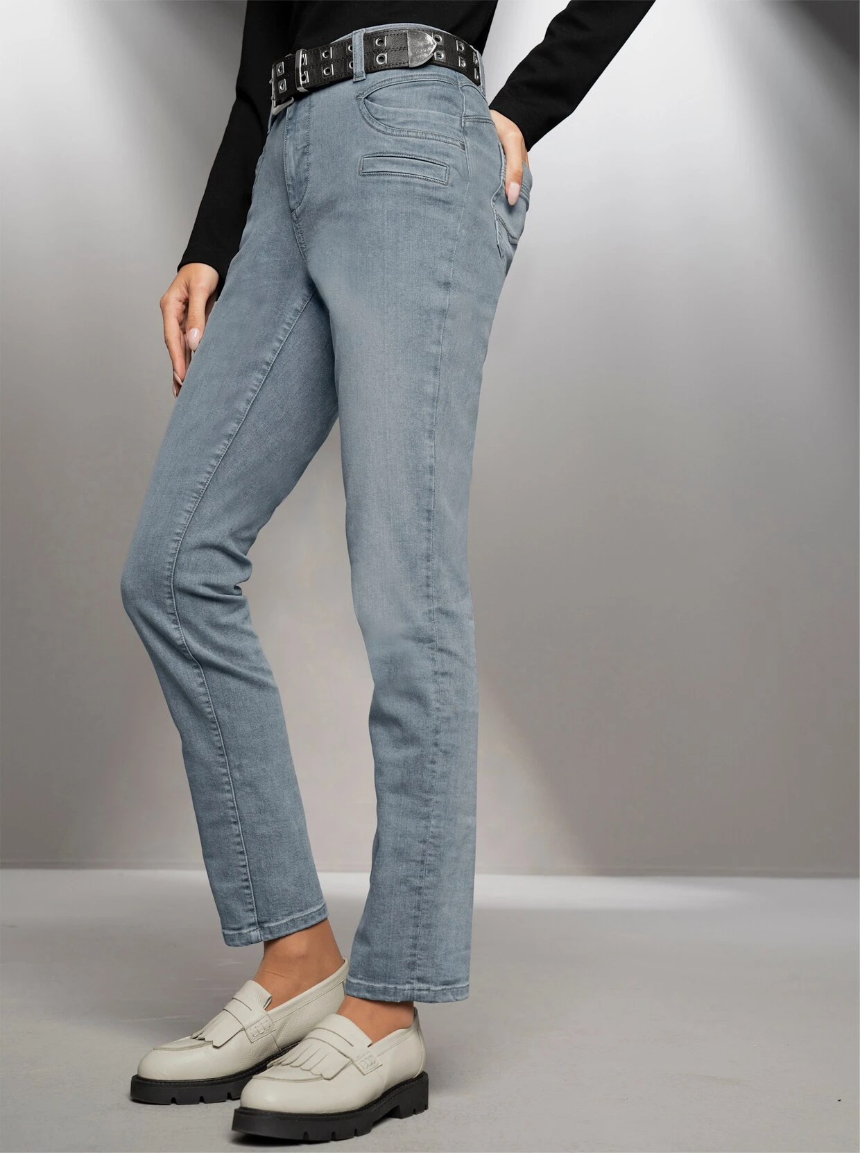 Heine Jeans In Blue-bleached – Bild 4