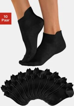 KangaROOS Sneakersocken In Schwarz