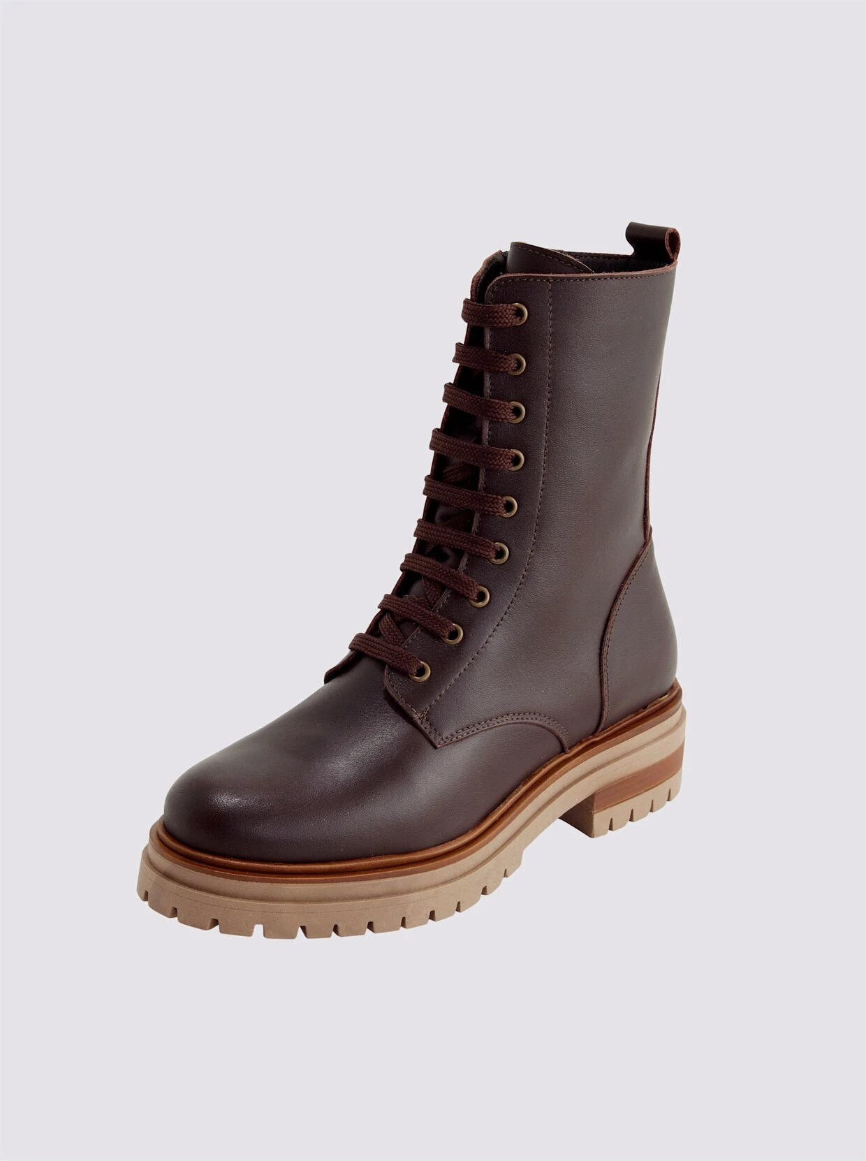 Heine Schnürstiefel In Braun