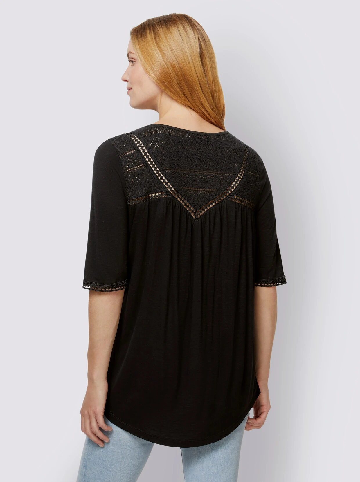 Heine Shirt In Schwarz – Bild 2