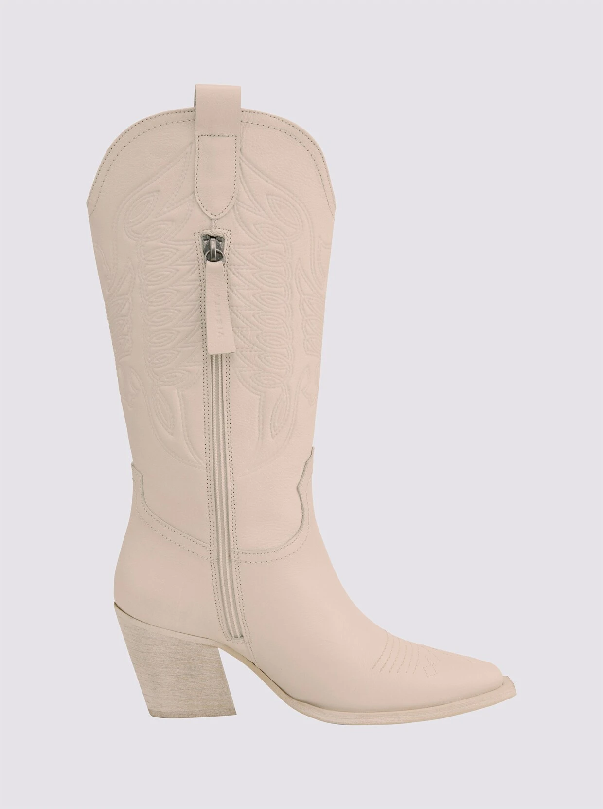 Heine Stiefel In Ecru – Bild 3