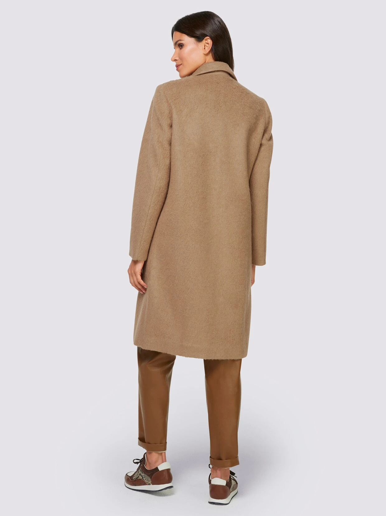 Heine Mantel In Camel – Bild 3