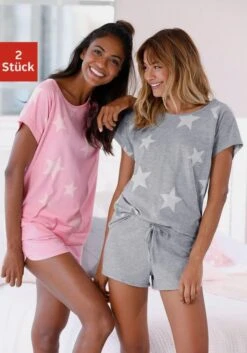 Arizona Shorty In Grau, Rosa