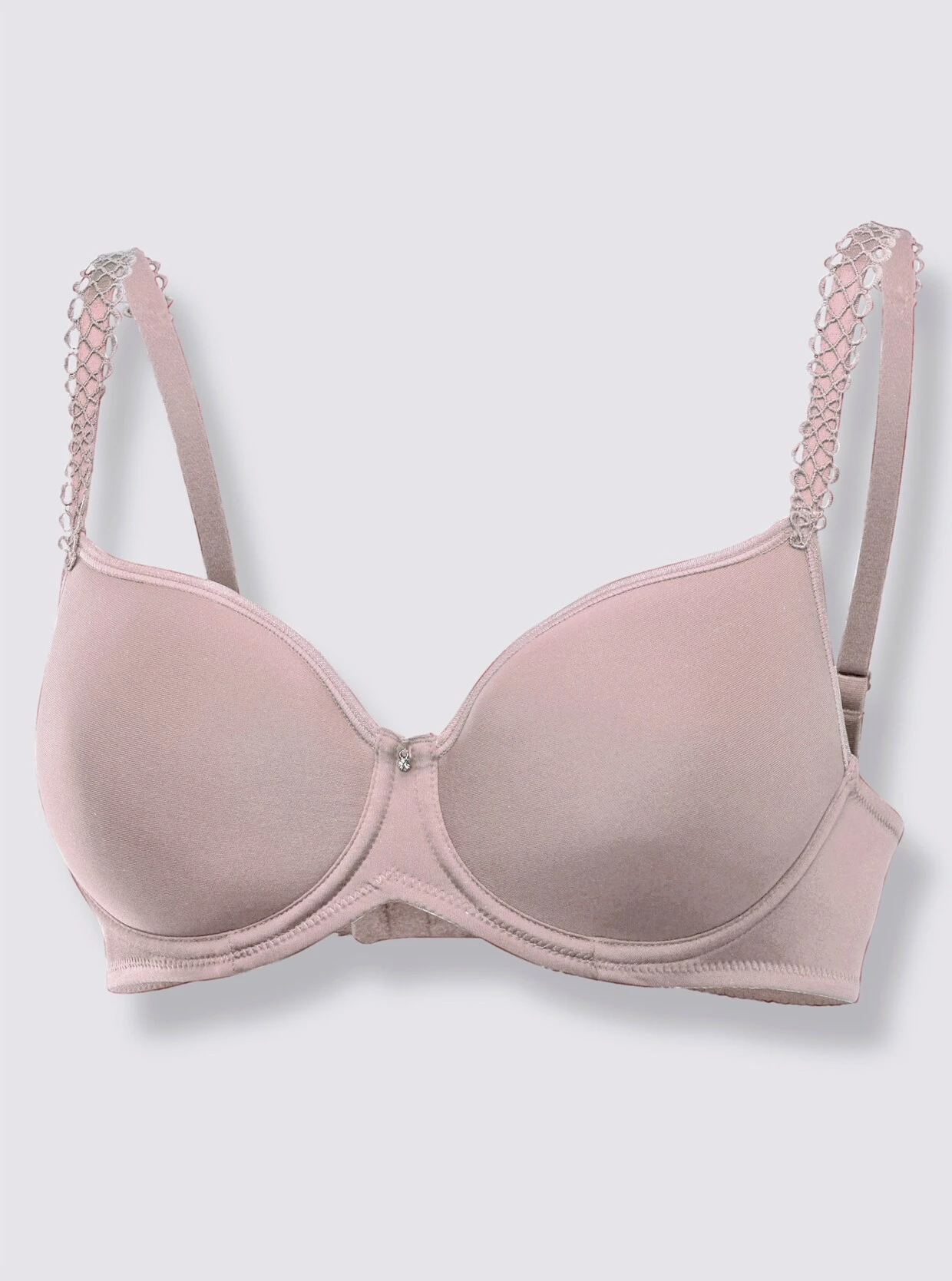 Viania T-Shirt-BH Mit Bügel In Puder – Bild 2