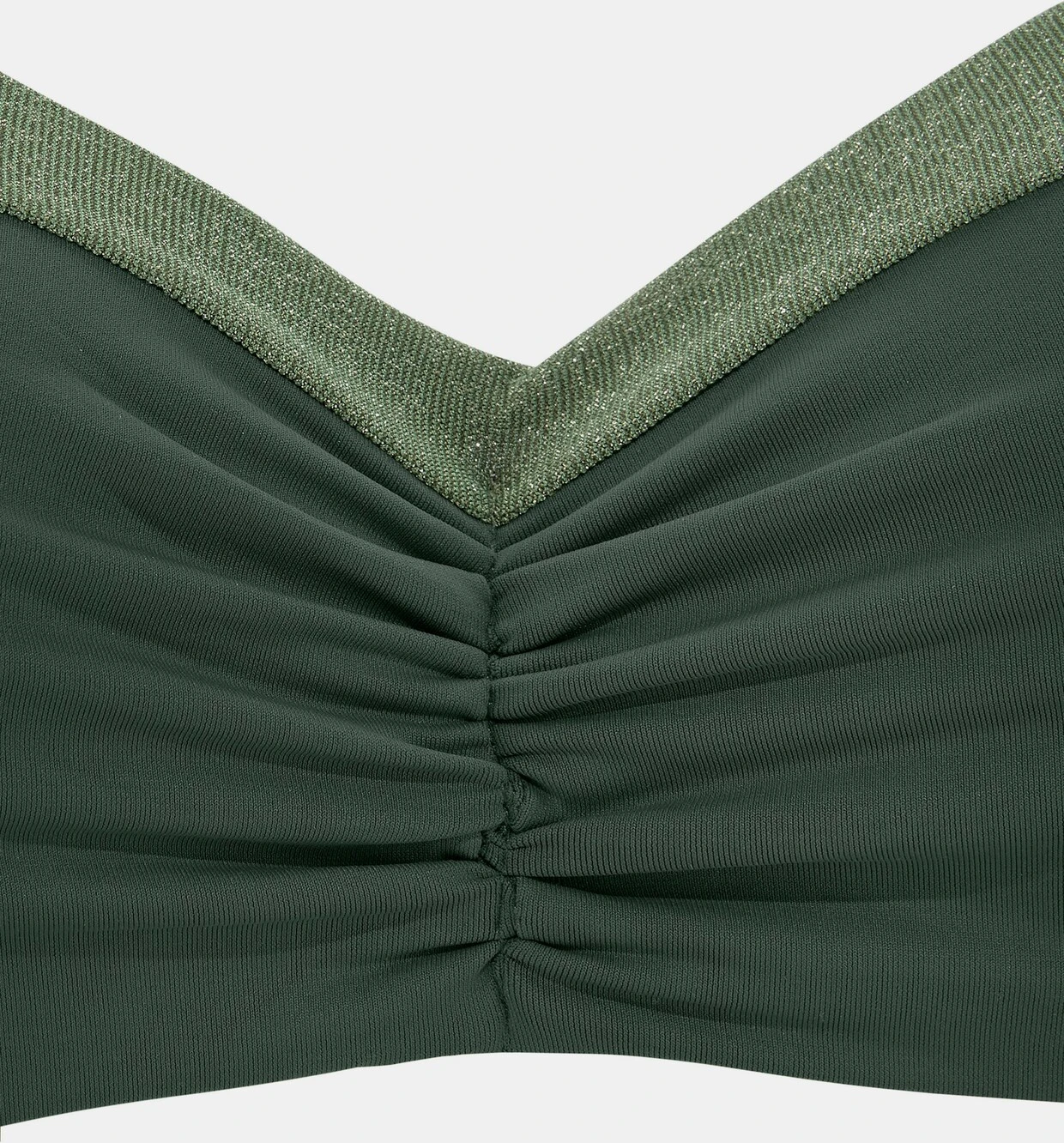 JETTE Bügel-Bandeau-Bikini In Oliv – Bild 3