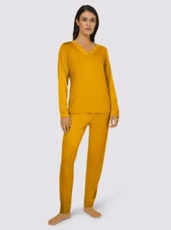 Wäschepur Schlafanzug In Ocker