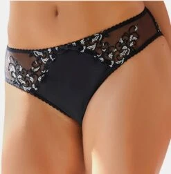 Nuance Tanga In Schwarz