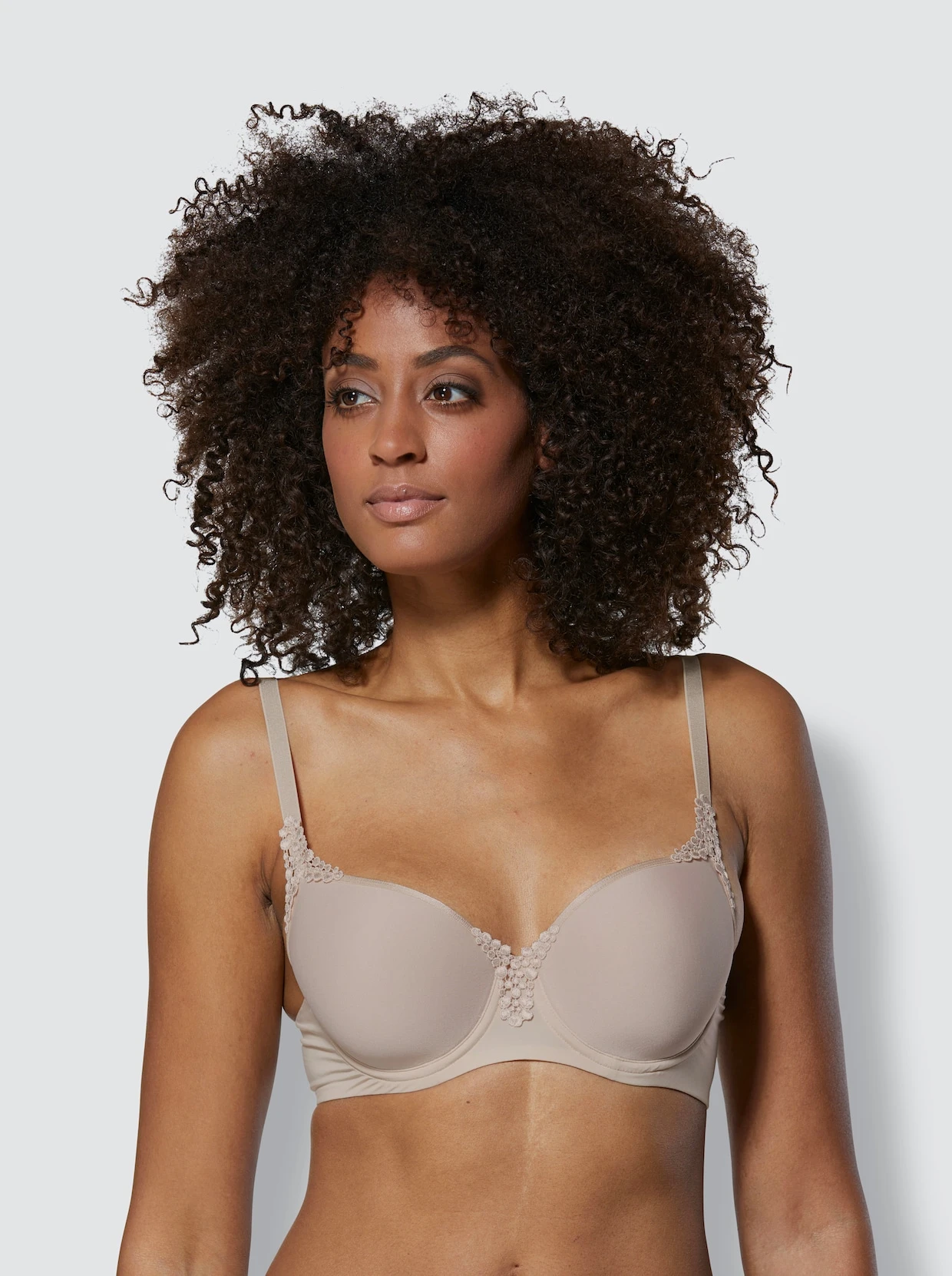 Viania T-Shirt-BH Mit Bügel In Elfenbein – Bild 2