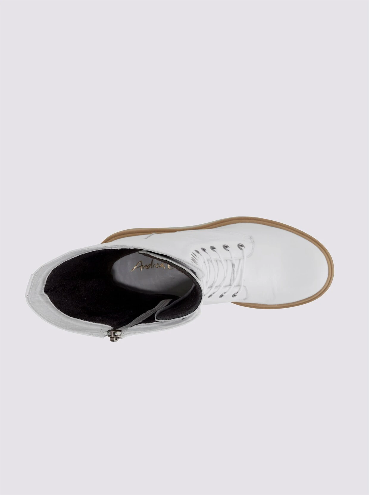 Andrea Conti Schnürstiefel In Weiß – Bild 5