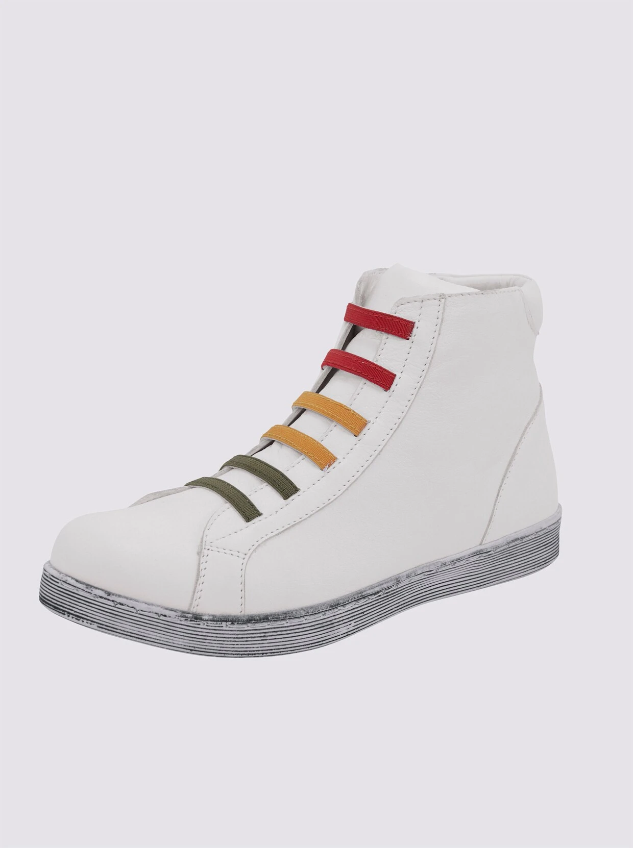 Andrea Conti Kurzstiefelette In Weiß-bunt