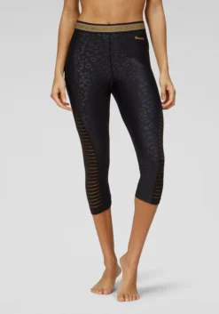 Bench. Caprileggings In Schwarz-leo